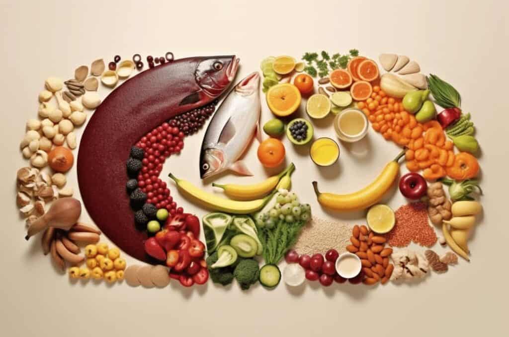 Nutritious Foods - Meat, Fish, Vegetables and Fruits