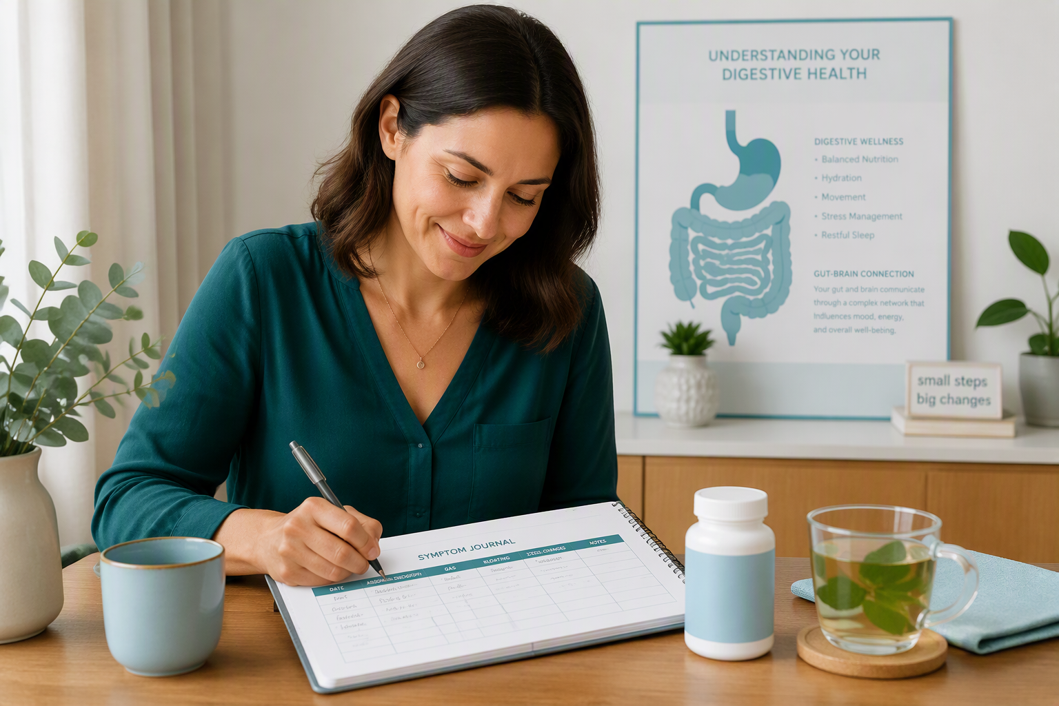 Adult tracking IBS symptoms while considering strain-specific probiotic benefits