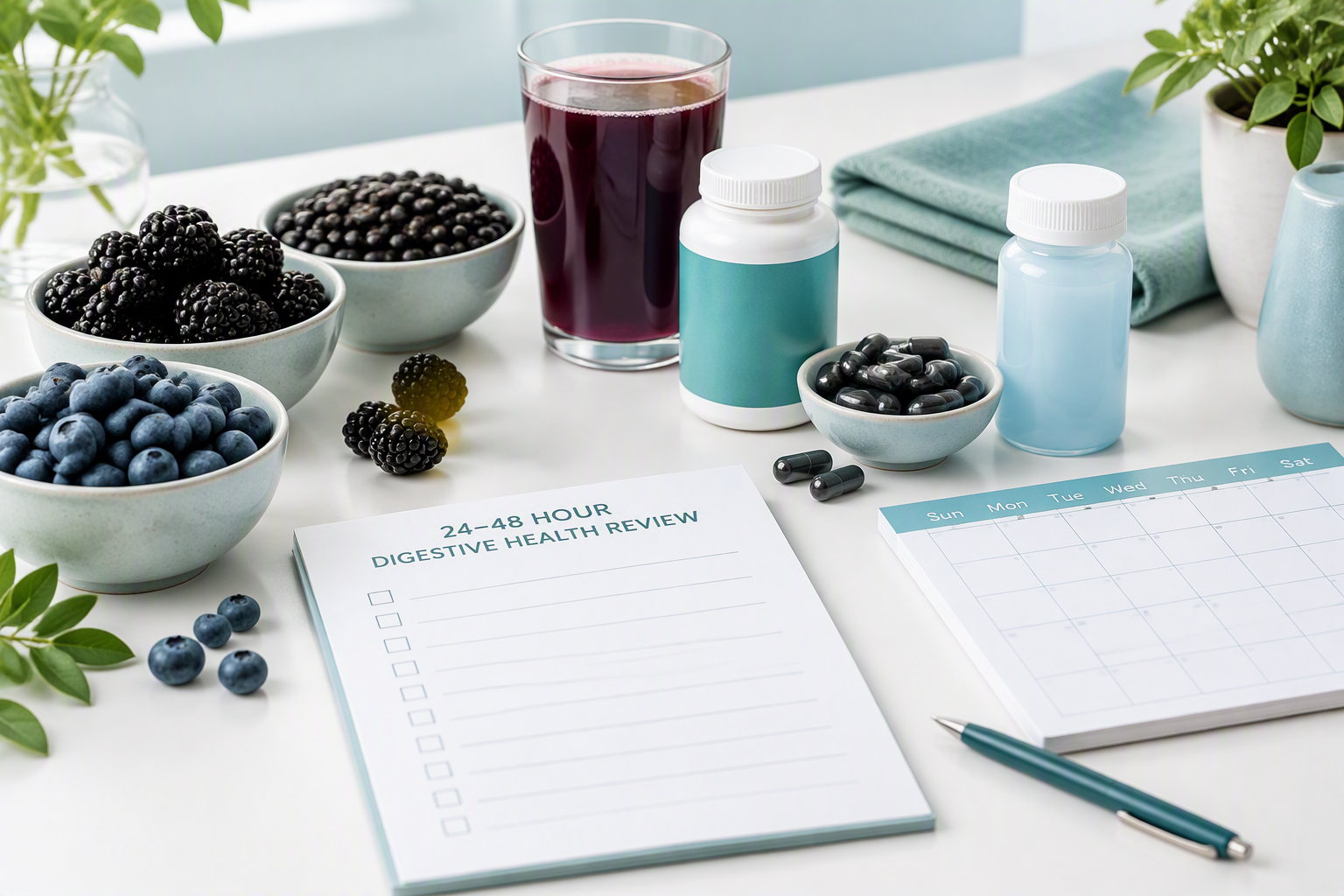 Foods, iron, activated charcoal, and bismuth linked to black specks in stool