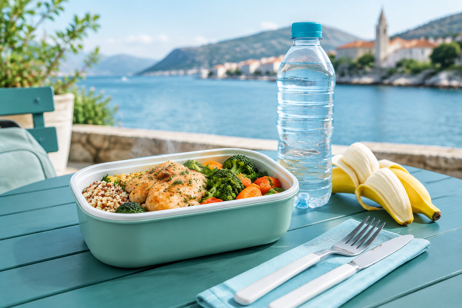 Safe food and bottled water choices to prevent traveler’s diarrhea abroad