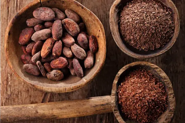 Cocoa Beans and Powder