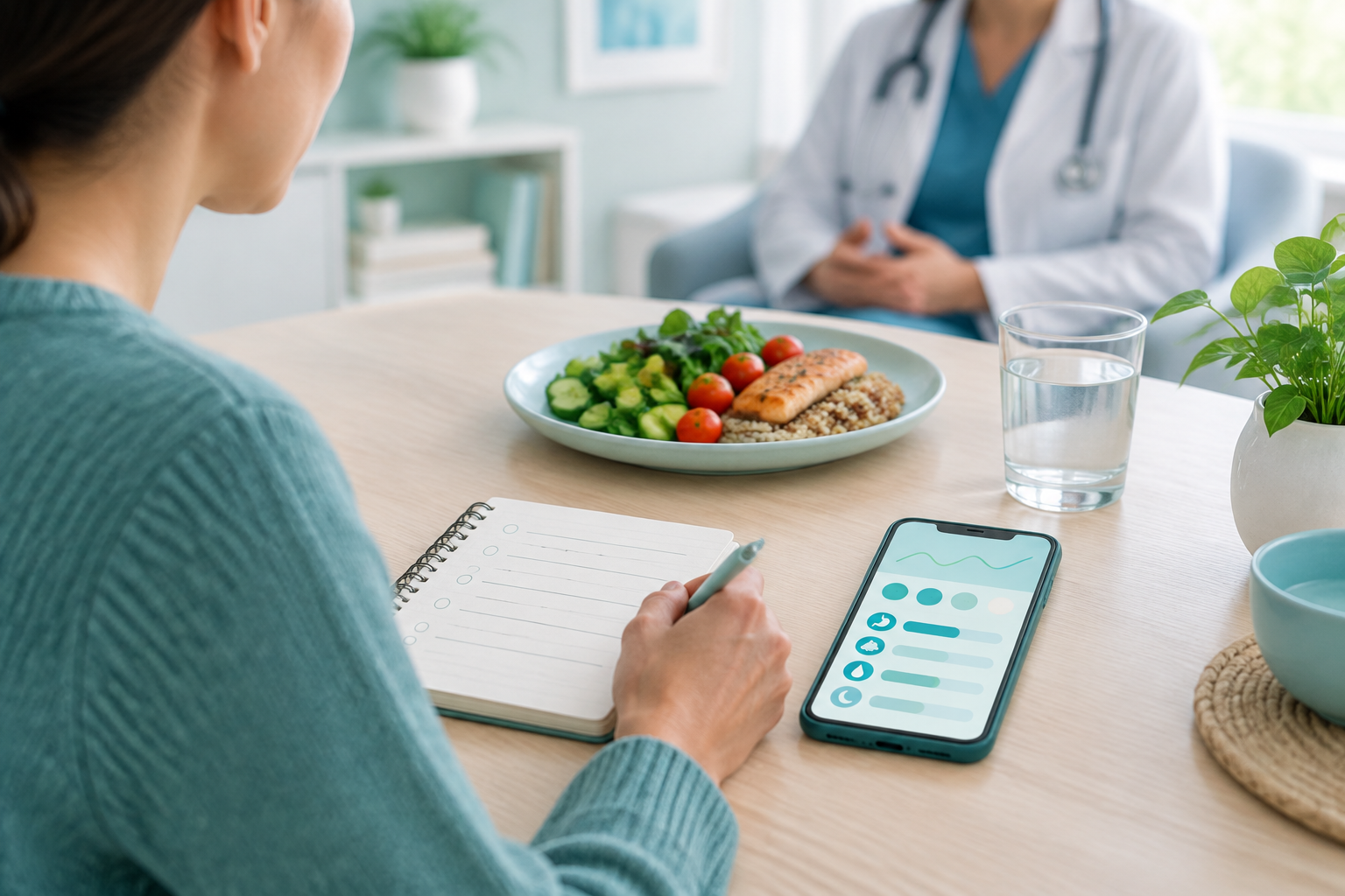 Patient tracking bloating and bowel symptoms to compare SIBO and IBS