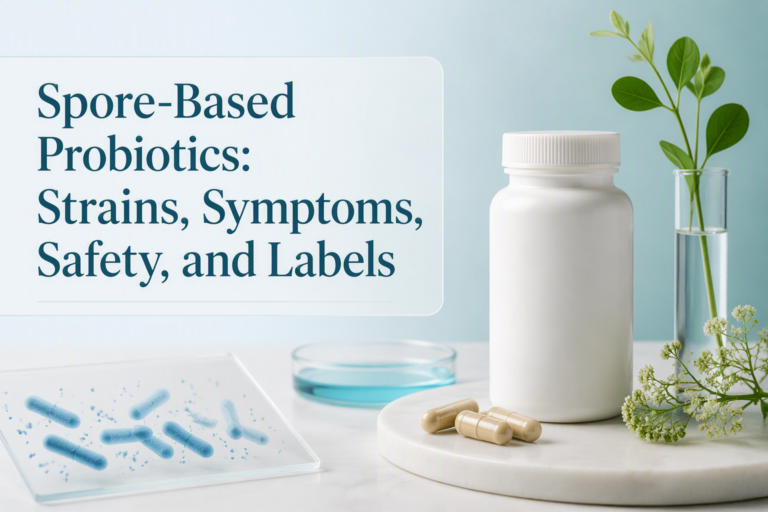 Spore-based probiotics, Bacillus strains, safety, and supplement label