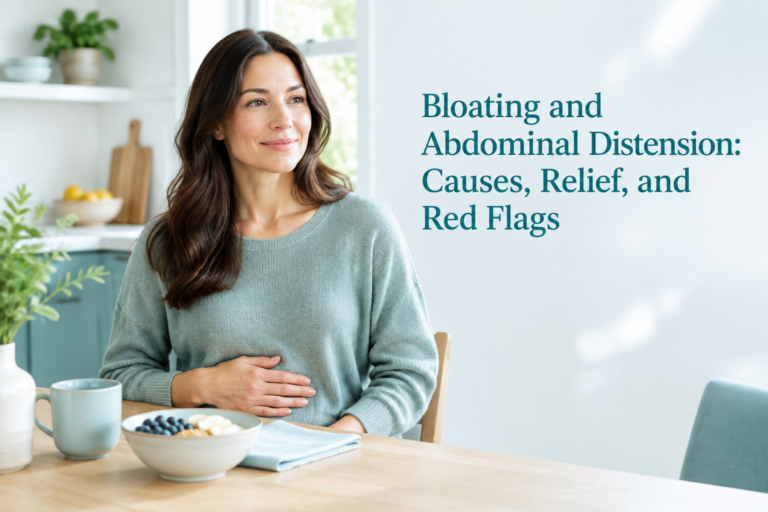 Bloating and abdominal distension: causes, relief, and red flags
