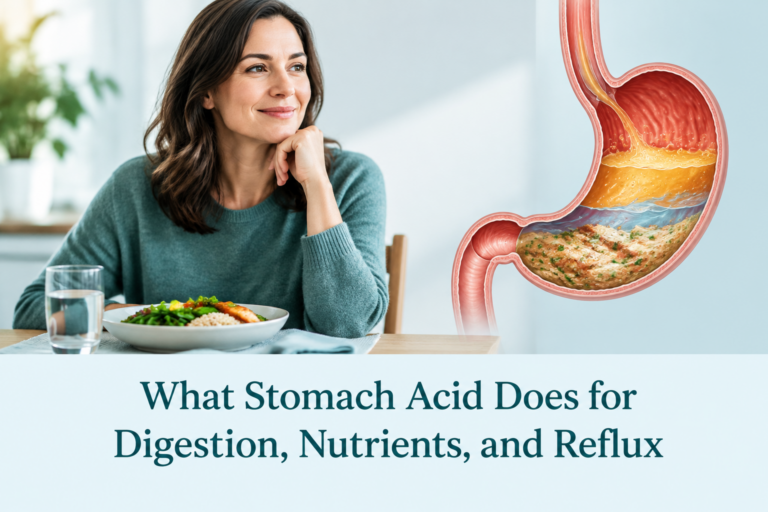 Stomach acid supporting digestion, nutrients, and reflux explained