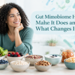 Gut microbiome health with fiber-rich foods and diverse gut bacteria