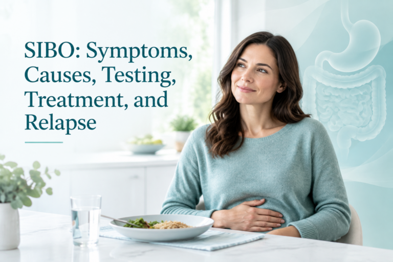 SIBO symptoms, causes, testing, treatment, and relapse guide