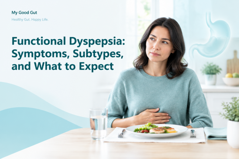 Functional dyspepsia symptoms and upper-abdominal discomfort after a meal