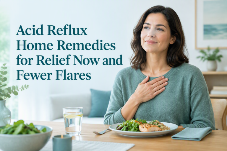 Acid reflux home remedies for heartburn relief and fewer flares