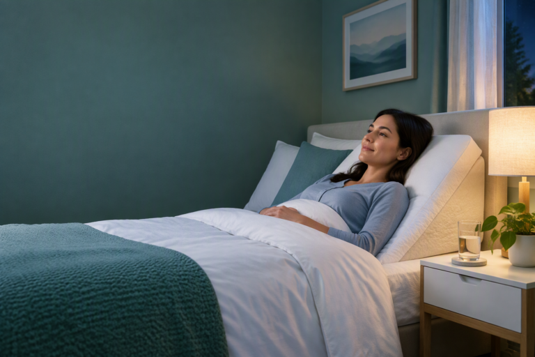 How to sleep with GERD: elevated bed, calm bedroom, and nighttime reflux relief
