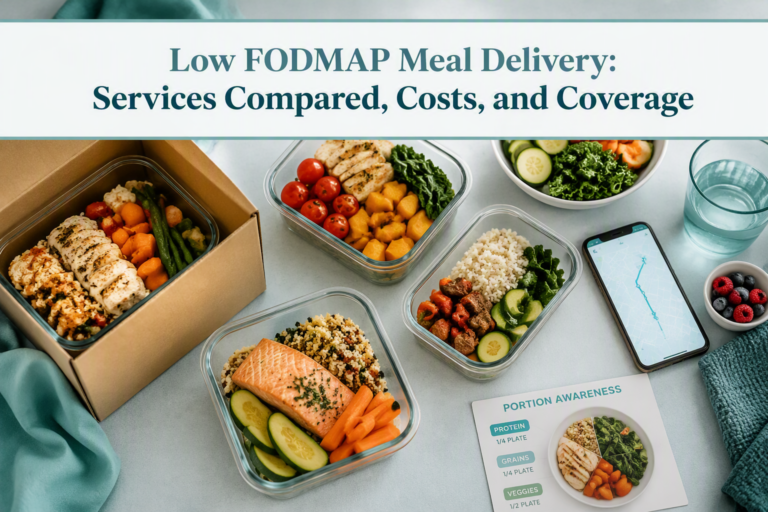 Low FODMAP meal delivery services, costs, coverage, and prepared meals