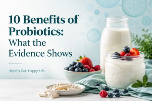 10 Benefits of Probiotics: What the Evidence Shows with probiotic foods and supplements