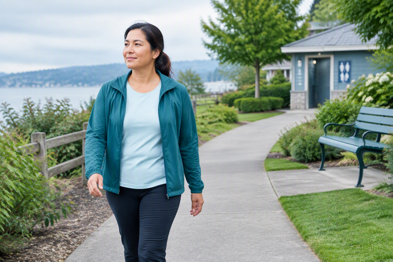Low-impact exercise for IBS-sensitive days with a gentle walk