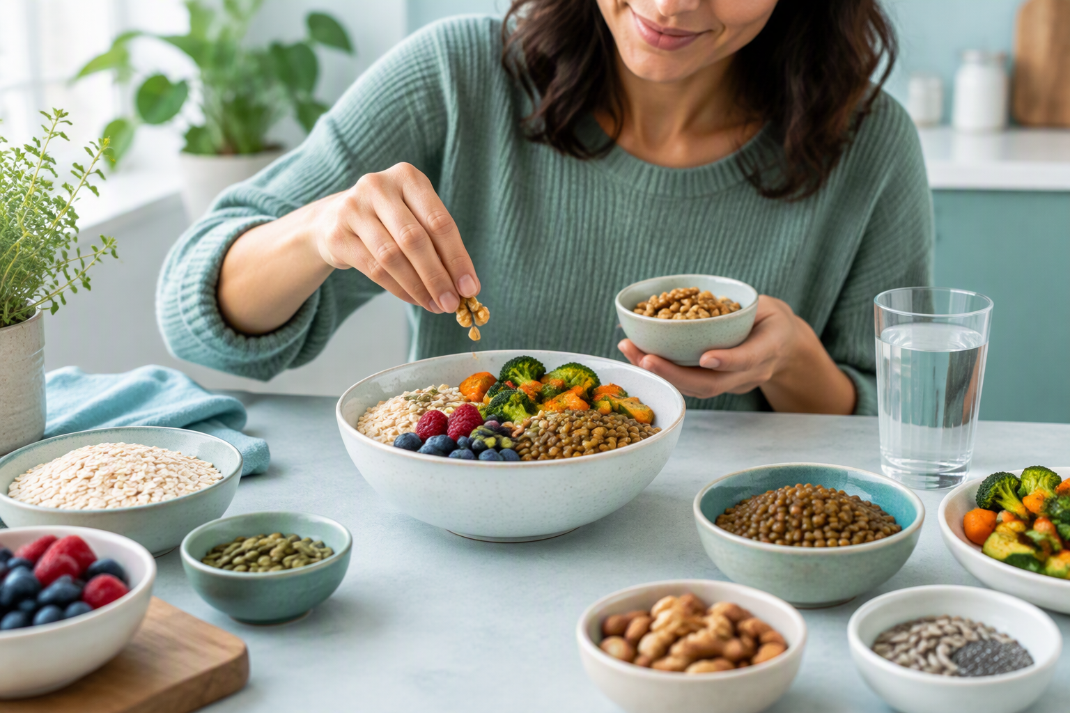Gradual fiber-rich food choices for gentle gut and immune support
