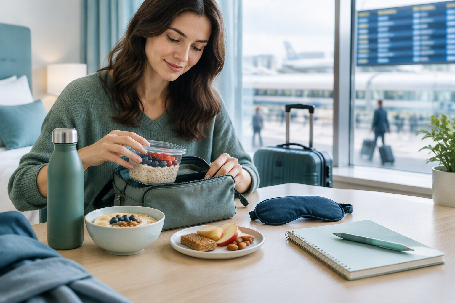 Travel habits, hydration, and digestion support for gut health