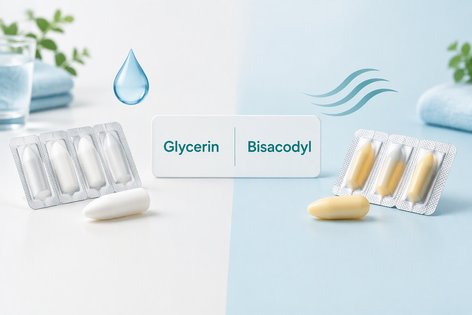 Glycerin and bisacodyl suppositories compared for constipation relief