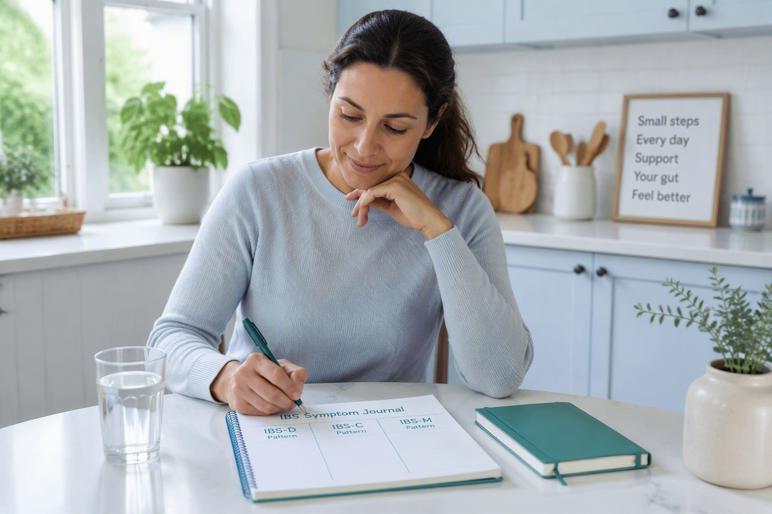 IBS subtype symptom tracking for diarrhea, constipation, bloating, and pain