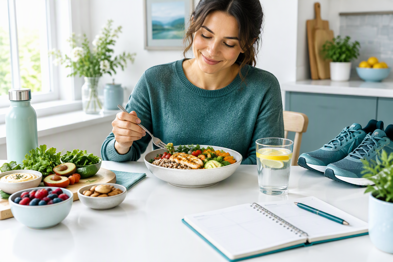 Balanced meal and daily routine ideas for managing IBS with food and lifestyle changes