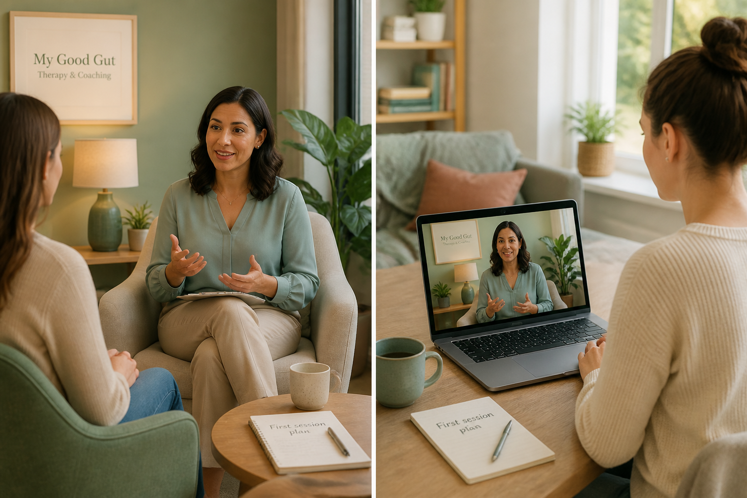 Patient starting behavioral therapy in-person and via telehealth for IBS