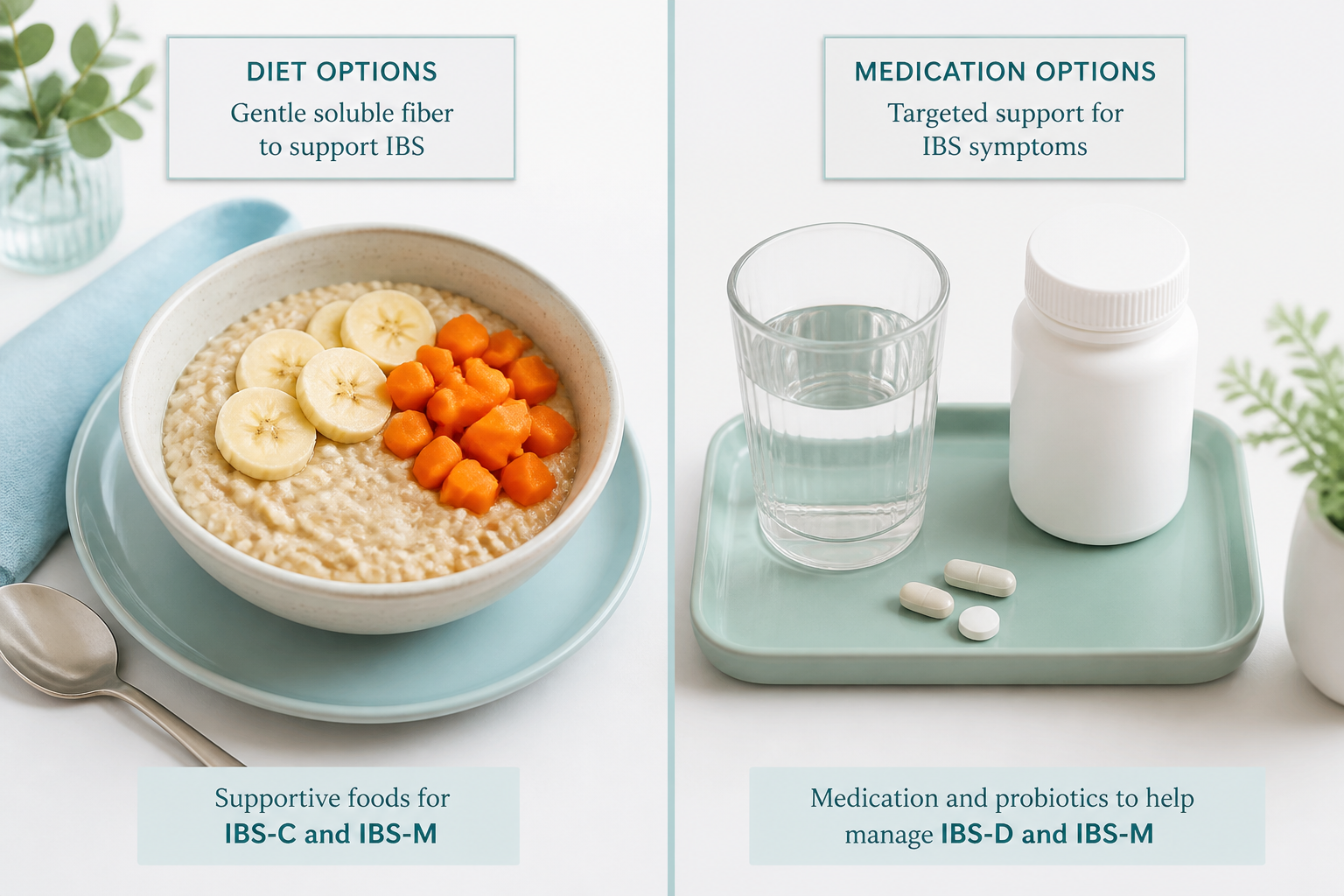 Diet and medication options for treating post-infectious IBS by subtype