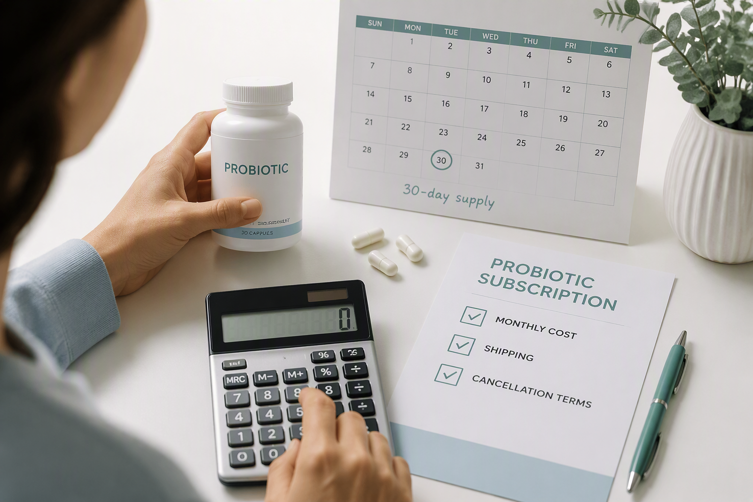 YourBiology Gut+ cost comparison, subscription terms, and 30-day supply