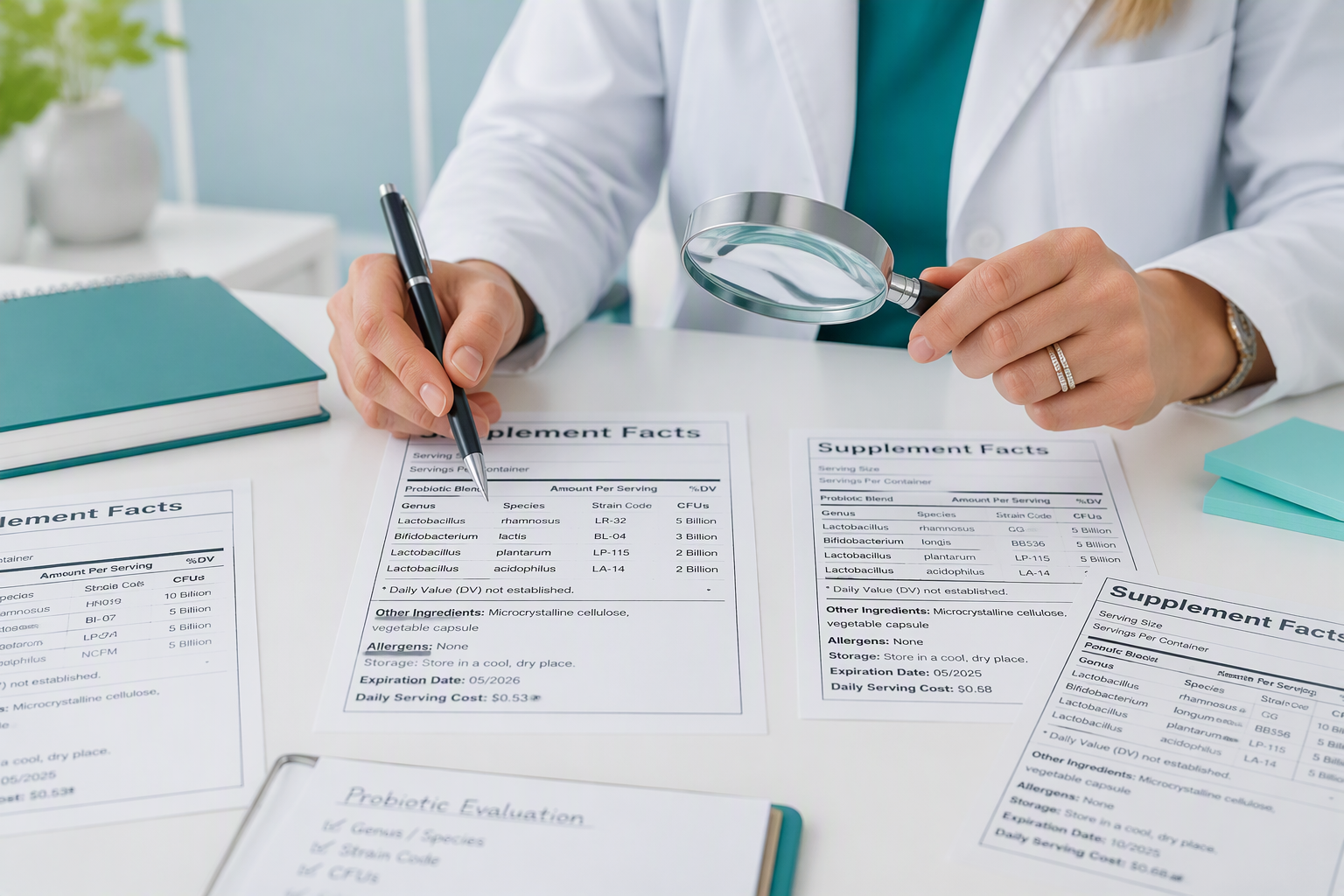 How to evaluate probiotic labels, strain codes, CFUs, storage, and cost