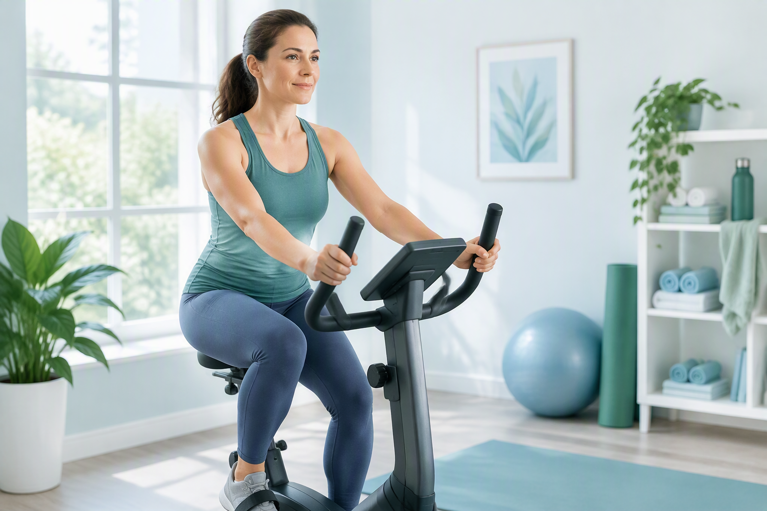Upright low-impact exercise for reflux and digestive comfort