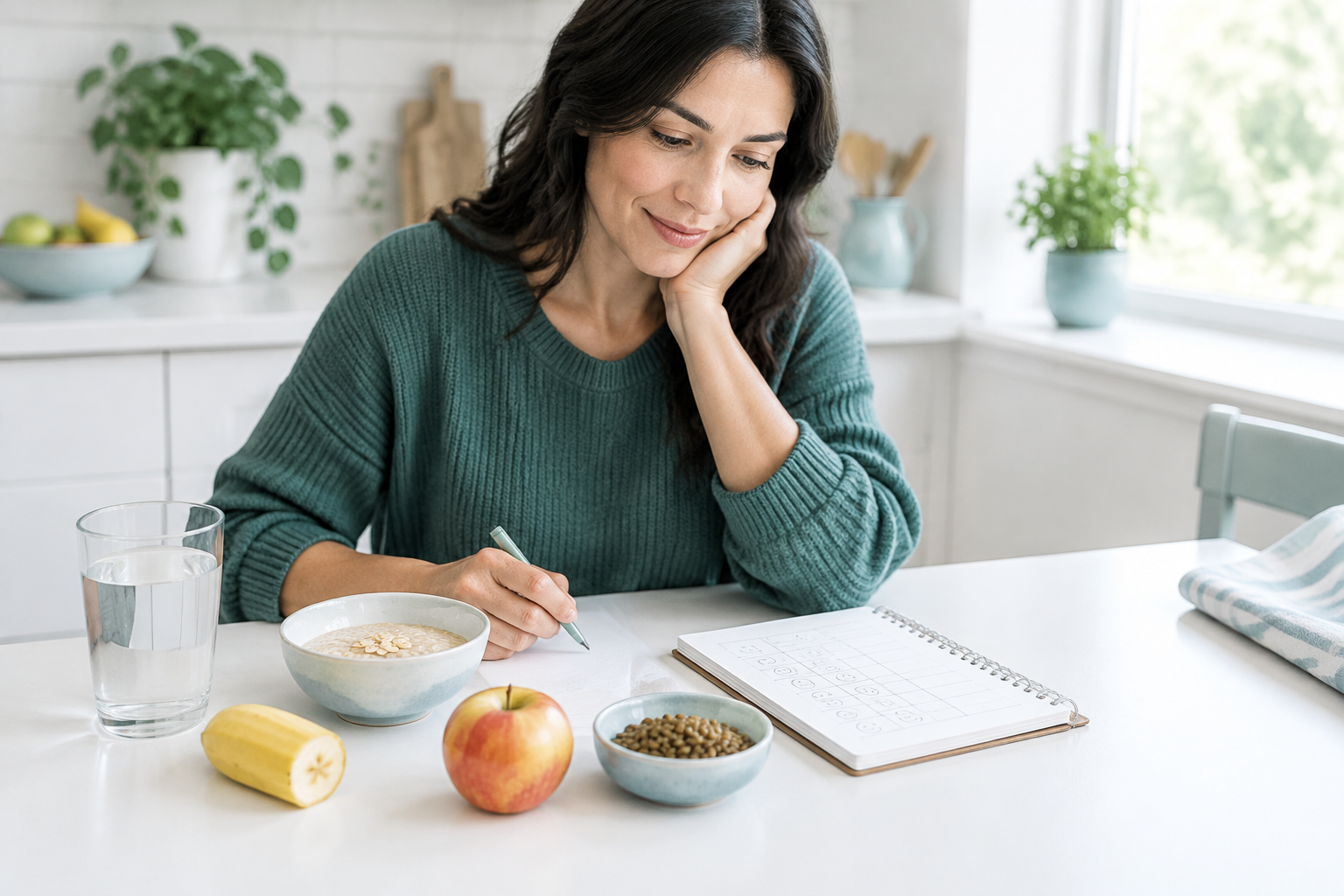 Small portions of prebiotic foods and a symptom log for gradual fiber increases
