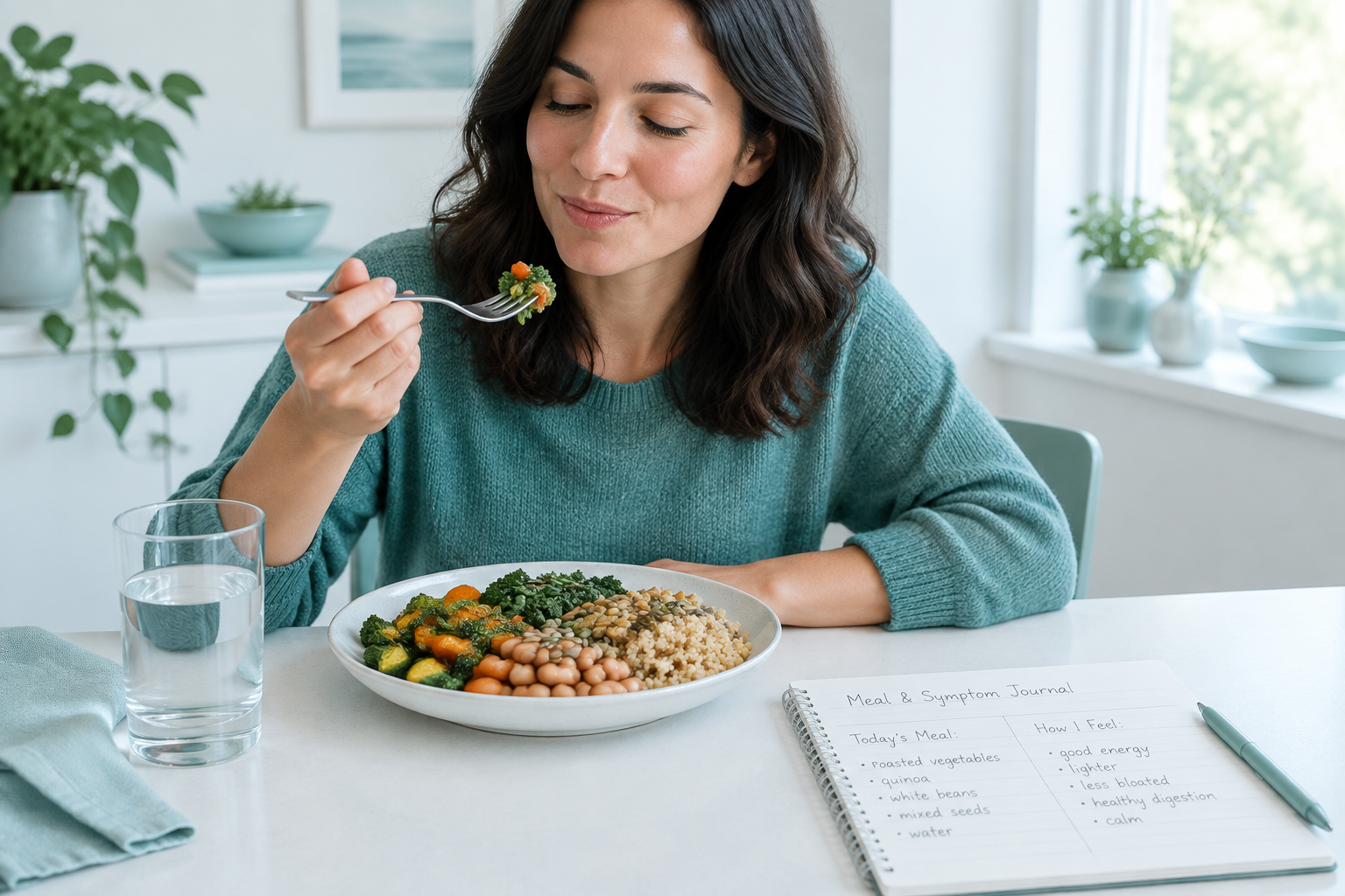Mindful chewing and high-fiber foods as common causes of visible food particles in stool