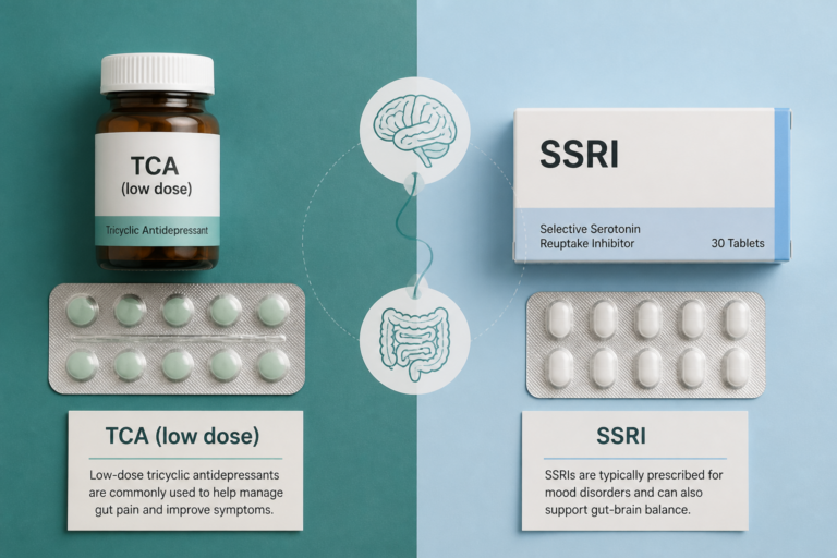 IBS Antidepressants Guide TCAs vs SSRIs - My Good Gut