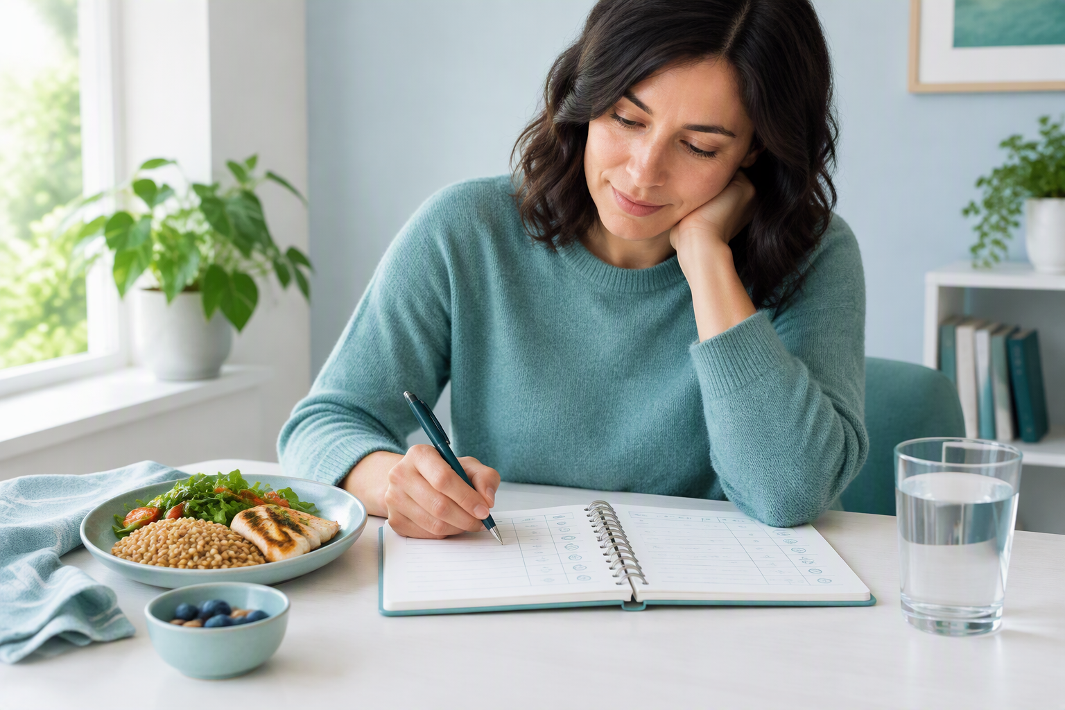 Adult recording possible non-celiac gluten sensitivity symptoms in a food diary