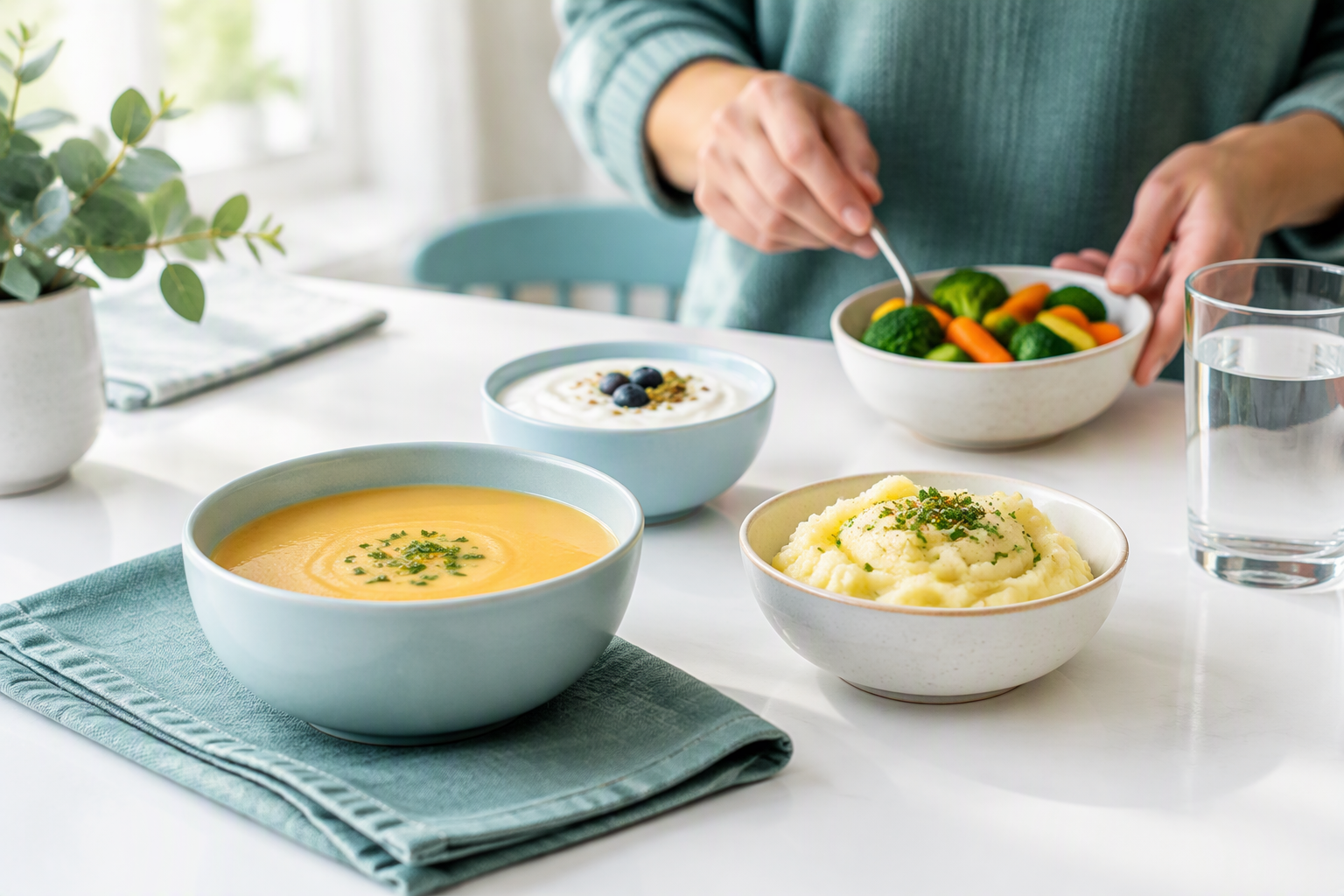 Small, low-fat meal options and fluids for first steps in gastroparesis treatment