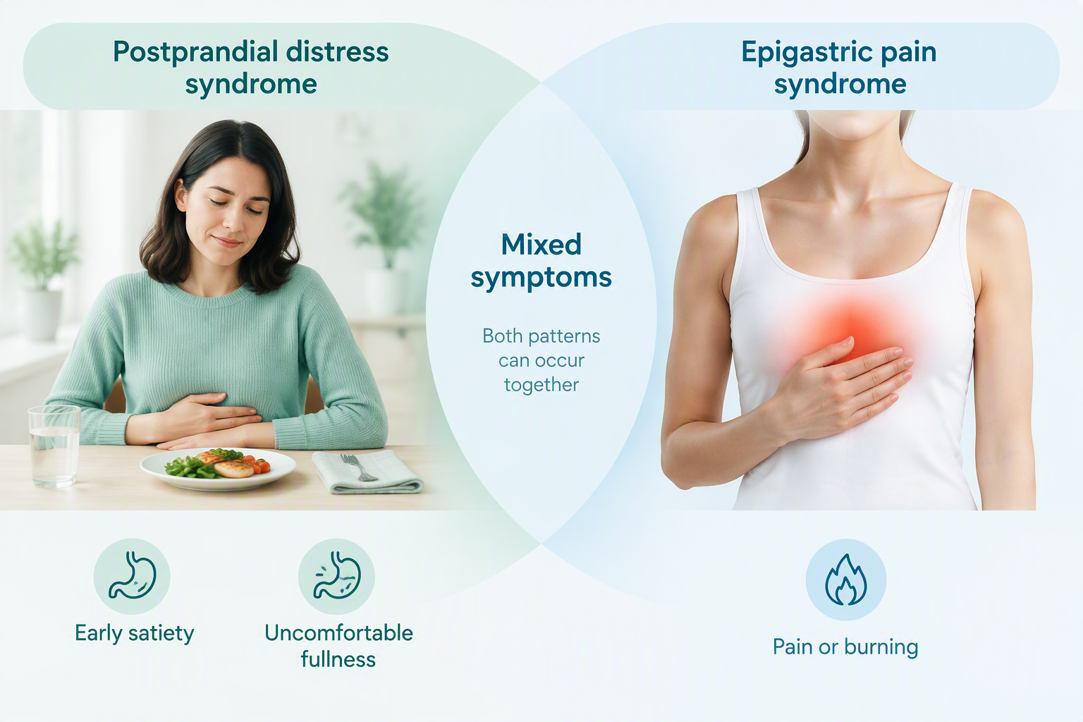 Rome IV functional dyspepsia subtypes: postprandial distress and epigastric pain