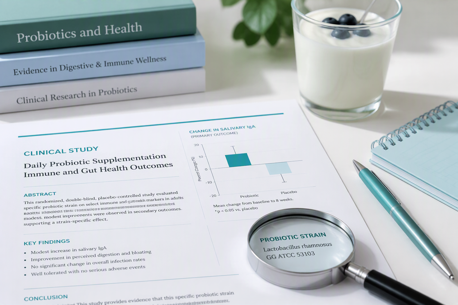 Clinical evidence and strain-specific probiotic research for immune health