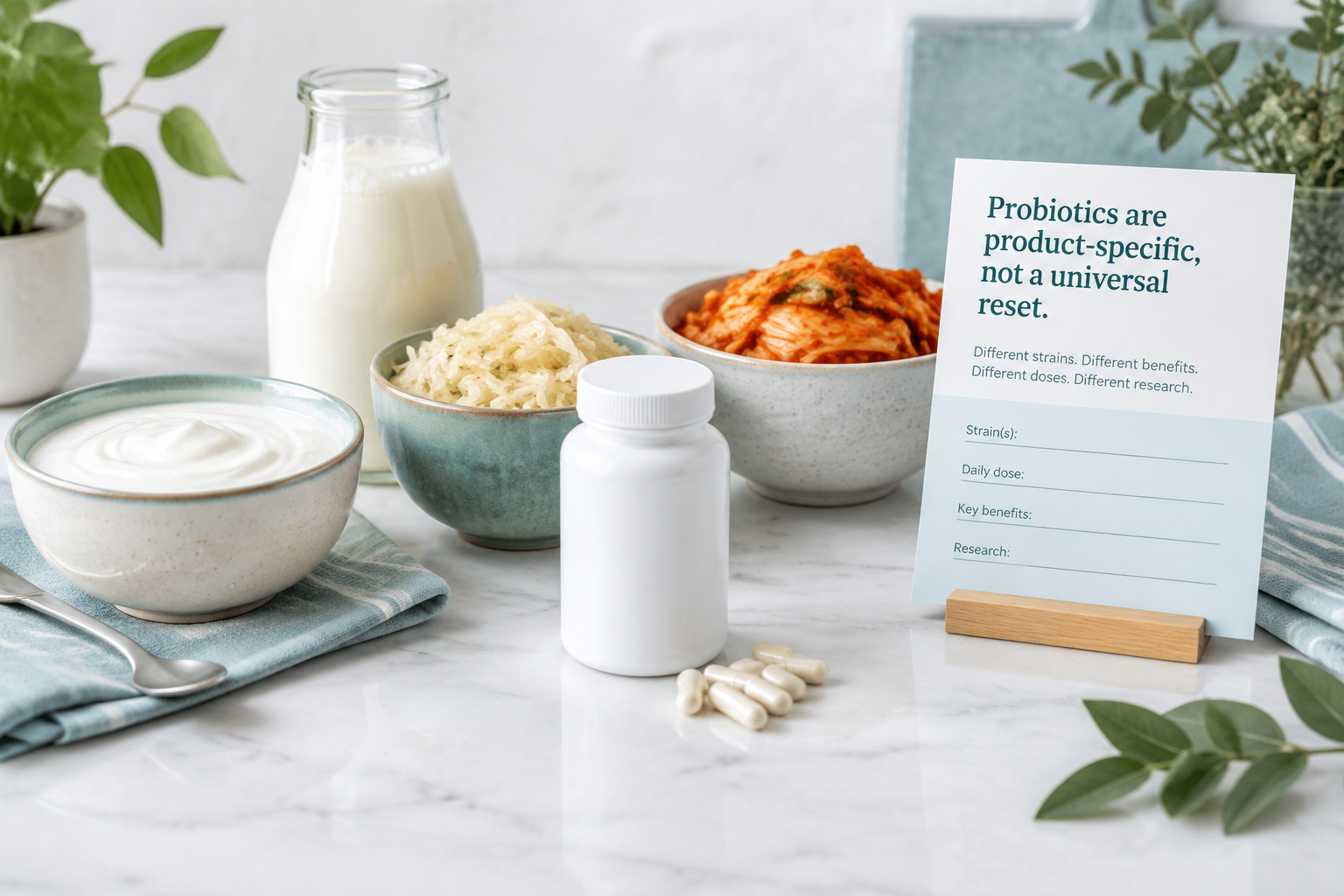 Probiotics, yogurt, kefir, and fermented foods after antibiotics