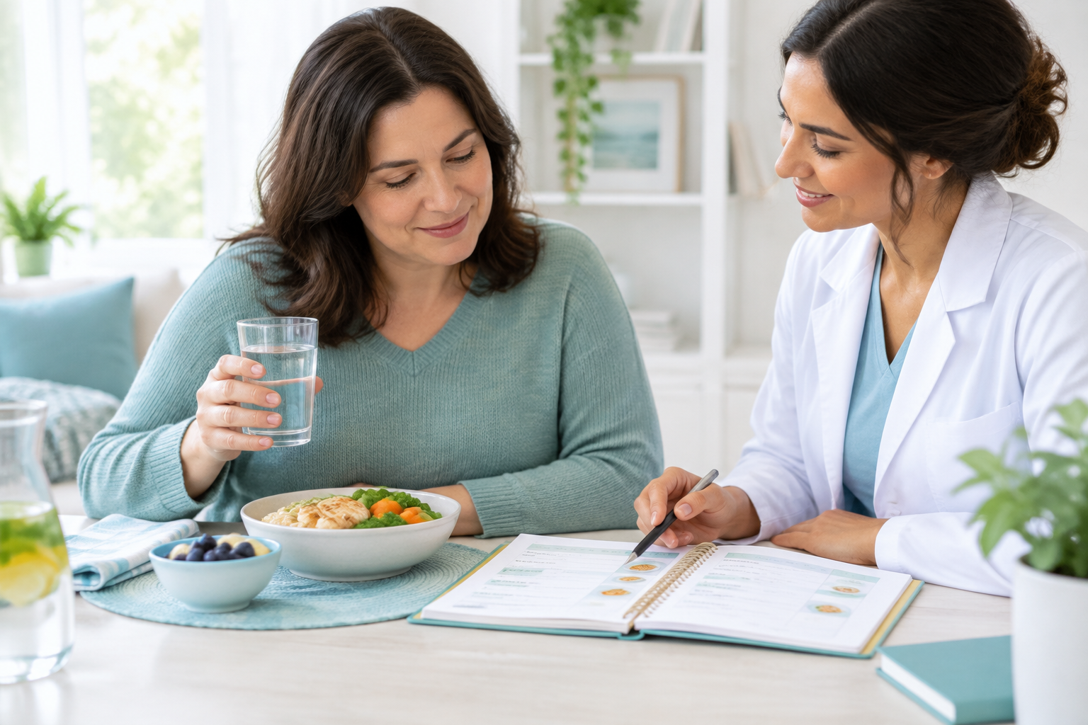 Support for gastroparesis complications focuses on hydration, nutrition, and symptom management