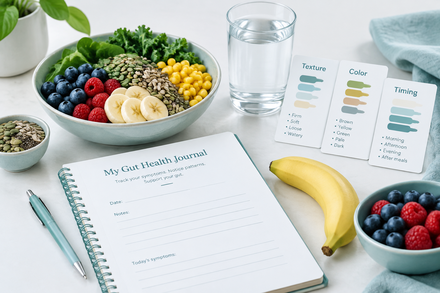 Common stool changes linked to food, digestion, bile, and gut health