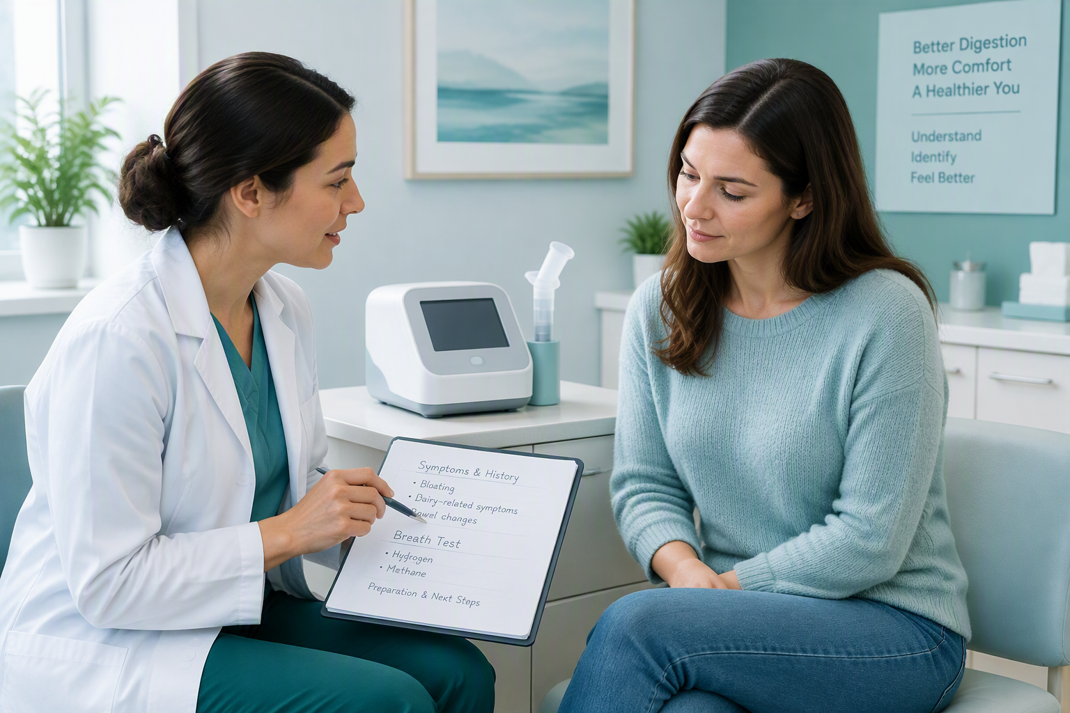 Breath testing for bloating, lactose malabsorption, SIBO, and digestive symptoms