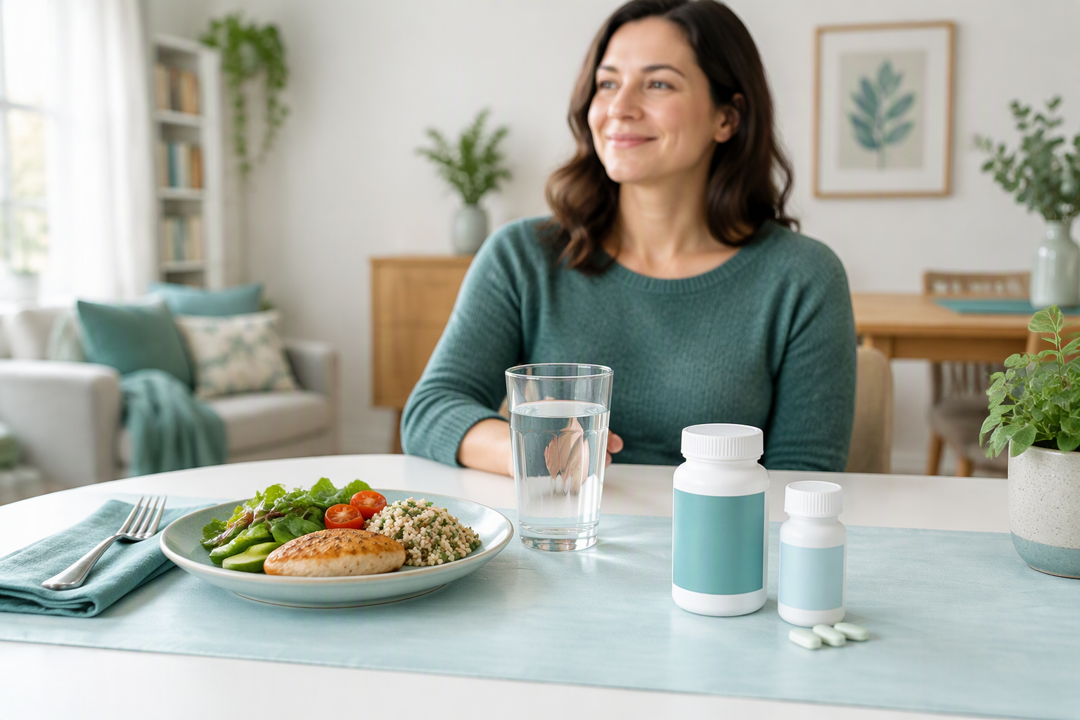 Antacids and alginates for occasional post-meal acid reflux relief