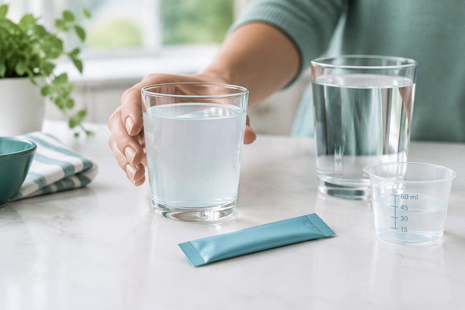 Oral rehydration solution for vomiting, diarrhea, and dehydration