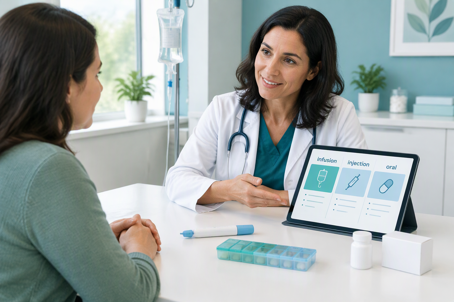 Advanced IBD medicines including biologics, immunomodulators, and oral treatments