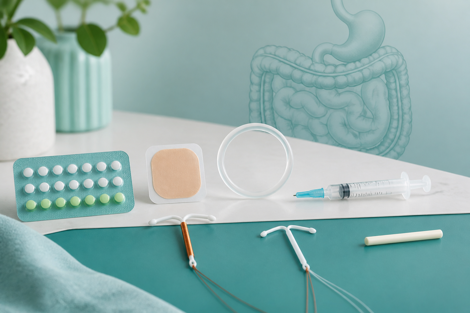 Birth control options that bypass digestion for people with IBS and absorption concerns