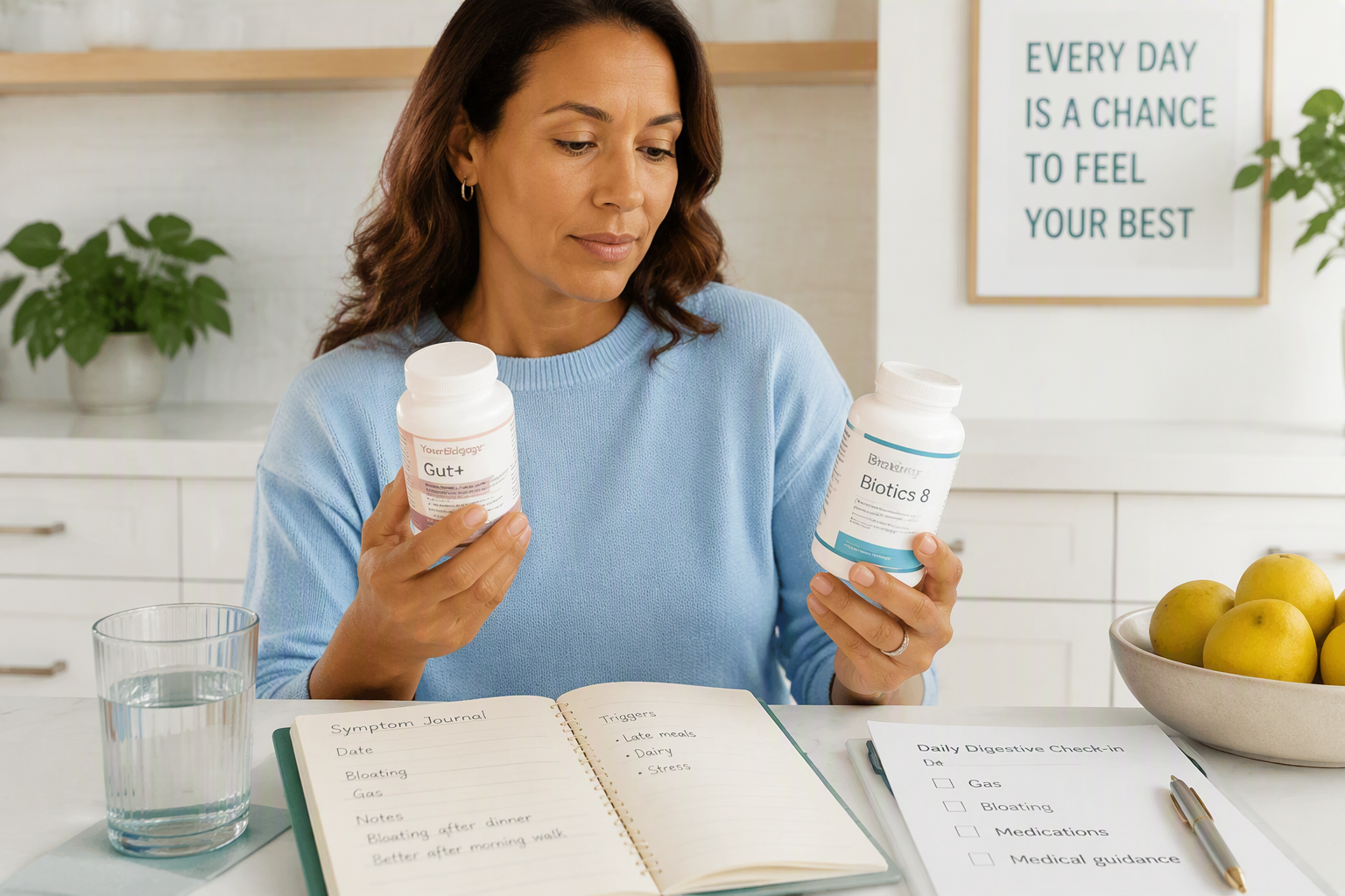 Safe probiotic comparison for gas, bloating, ingredients, dosage, and digestive symptoms