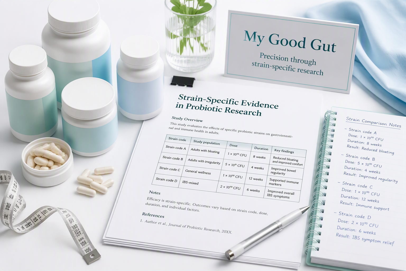Strain-specific probiotic supplements and weight-loss clinical trial research
