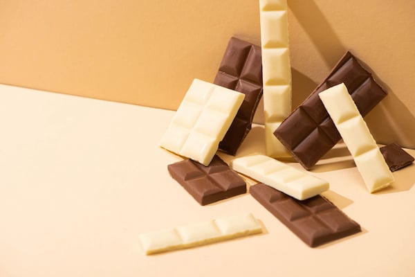 White Chocolate and Dark Chocolate